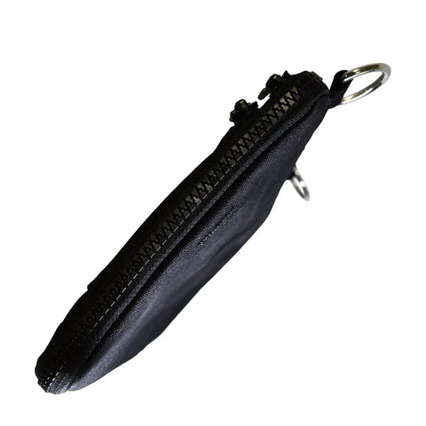 Side view of Palantic Side Mount BCD Storage Pouch Bag Durable Nylon Case with YKK Zip and visible D-ring loop