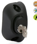 Deluxe Gate Latch 5-7/8 Inch Heavy Duty Stainless Steel Hardware Black Finish Built To Last For Wood Metal Vinyl Gates Adjustable Side Fixing Legs Rustproof Will Not Bind Or Stain Fence Material Easy Install On Any Gate