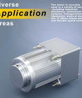 Beefy 15W 110V AC Gear Reducer Motor With 10mm Shaft 90 To 1 Gear Reduction Low RPM 15 RPM High Torque Reversible Speed Controller Kit CW CCW For Mask Making Machine - image showing motor application versatility.