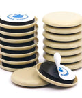 Self-Stick Furniture Sliders 16 Pack 2.5 Inch For Carpet And Hard Floors Move Heavy Furniture Effortlessly With Adhesive Glider Pads