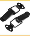 Universal Car Bumper Security Hook Lock Clips Quick Release Fasteners For Trunk Bumpers And Fenders Black 80x28mm 2pcs