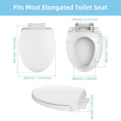 Knockout Quality Elongated Toilet Seat Replacement With Buttery Smooth Soft Close Lid That Quietly Closes To Skip Loud Slamming For A Quick No Sweat Bathroom Upgrade
