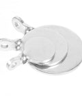 Close-up of Six Piece Stainless Steel Gong Shooting Targets For Practice And Training With Weather Resistant Build Durable Manganese Steel Hangers