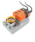 SM24A S Heavy Duty DC24V Damper Actuator With Aux Switch For Hvac Air Dampers Two Zero Nm Torque close-up angle showing wiring and mounting details.