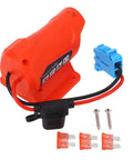 18V Battery Adapter Harness Connector Fusing Holder For Riding Toys And RC Robots with 12 AWG Wire and 40A Fuse