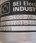 Model L25G1000AB7404ED15 Encoder for Industrial Machinery, 1000 CPR, AB Outputs, Quarter Inch Shaft, Fifteen Pin Connector, PN 92401008049, Beefy Built Tough Industrial Encoder Module