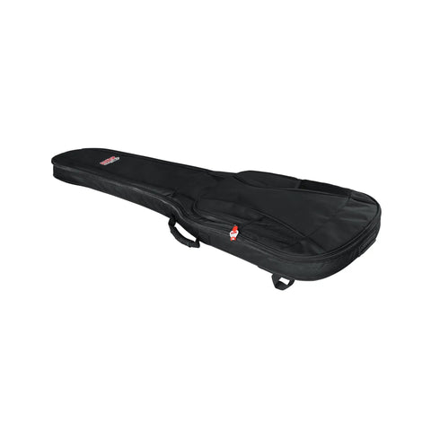 Durable Bass Gig Bag With Adjustable Backpack Straps Thick 20mm Padding Safe Travel Case For Precision And Jazz Style Electric Basses Fits Most Standard Bass Guitars Cushioned Headstock And Bridge Protection, black padded case