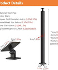Top Shelf Square Wrought Iron Baluster Posts Built Like A Tank Black Powder Coated Banister Rails For Outdoor Deck And Staircase Project 4 Pack 39 Inch Height Product Details