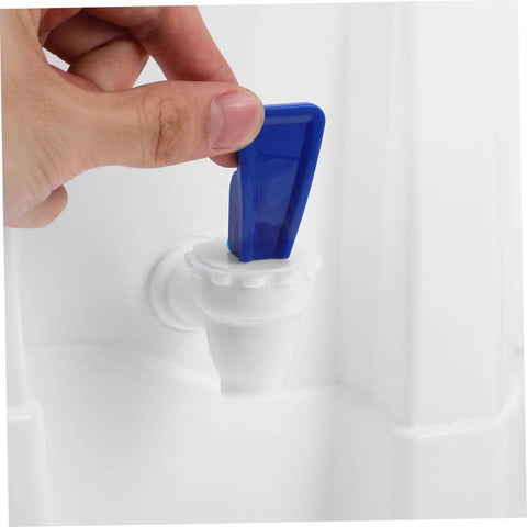 Compact Countertop Cold Water Dispenser For Home And Office With Anti Slip Base Bottled Water Compatible tap close-up