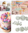 Top Shelf 114 Piece Cake Decorating Kit Loaded With Fondant Plunger Cutters Sugar Craft Molds Rolling Pin Scraper And Pro Level Icing Tools For Killer Diy Baking collection of decorated cakes and fondant tools.