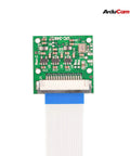 Motorized Focus Pi Camera For Raspberry Pi With Autofocus And Software Manual Focus Remote Control Lens 5MP OV5647 1080P Video Grab And Go Closeups To Distant Shots electronic board connector visible