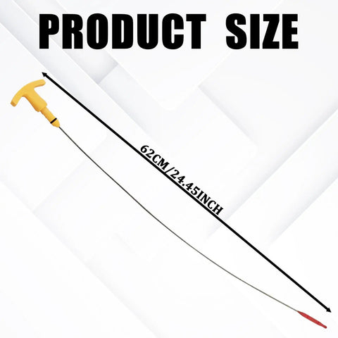 Oil Dipstick Replacement For Hyundai Elantra 2011 2018 Sonata 2016 2018 Tucson 2014 2018 And Kia Forte Engine Oil Level Dipstick shown with 62cm length measurement.
