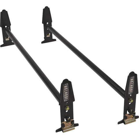 Universal Adjustable Steel Van Roof Rack Bringing A Rock Solid Five Hundred Pound Load Capacity For Rain Gutters With Zero Drilling Required Built Like A Beast To Handle Every Heavy Workload
