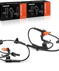 Top Shelf Front Left And Right Abs Wheel Speed Sensor For Honda Crv 2002 To 2006 showing connector details and cable length.