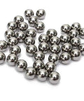Six Hundred Pcs Seven Sixteenths Inch Steel Balls 11.11mm Precision Bearing Set for Slingshots Carbon Steel AISI 1015 600 Count Each Ball Weighs About 5.6g Silver Finish Beefy Power for Slingshot Action. silver carbon steel slingshot balls