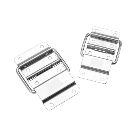 Ball Bearing Door Hinges Set 2 Pack Silent Heavy Duty For Cabinets Tool Boxes Air Flight Cases Lockers And Furniture 48x84mm