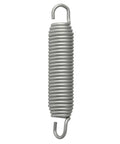 Replacement Extension Springs 000922 Set Of 2 For Lift Gates, OEM grade steel wire, heavy duty zinc coated, corrosion resistant, side view