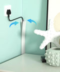 No Sweat Self Adhesive Cable Cover And Slick Pvc Wire Hider For Easy Wall Mount Install Gray Thirty Millimeter Square Cord Duct at corner.