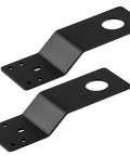 Extended NMO Antenna Mount Bracket for Three Quarter Inch Hole thick steel vehicle mount shown in two bracket set.