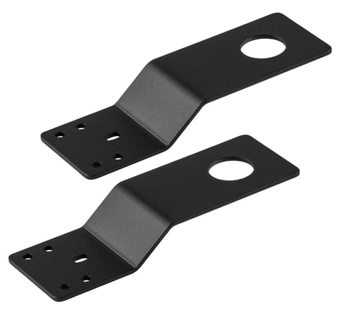Extended NMO Antenna Mount Bracket for Three Quarter Inch Hole thick steel vehicle mount shown in two bracket set.