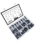 Open box of Massive 265 Piece 25V Aluminum Electrolytic Capacitor Kit With 15 Values From 10uF To 3300uF For Electronics Projects