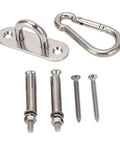 Heavy Duty Stainless Steel Ceiling Hooks Set For Swing Suspension And Hammock Chairs U Type Fixing Hooks 304 Stainless Steel Hardware Kit