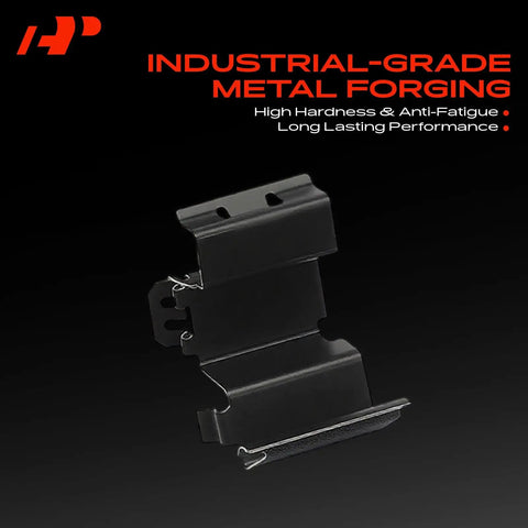 Top Notch A-Premium Front Or Rear Disc Brake Hardware Kit Totally Fits Ford F250 F350 F450 Super Duty And Ram 2500 3500 For Smooth Stopping Power black metal forged brake clip