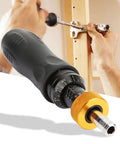 Precision Screwdriver Set With Auto Stop, 0.5-3 Nm Range, RTD-3 Driver, Hex Socket Connector, Wrench Style Handle, Includes 2 Screw Bits For Circuit Boards And Tiny Electronics, Ergonomic Grip, Versatile Bit Connection For Electronics in use