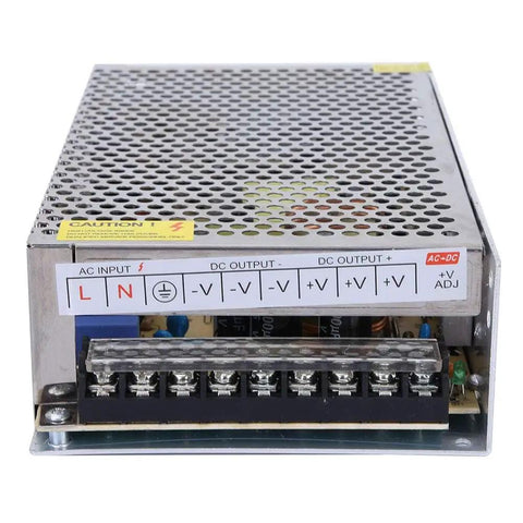 12V 20A Semiconductor Cooling Plate With Adjustable Switching Power Supply For Pet Beds And Flat Product Testing Tables, front terminal view