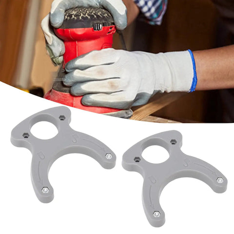 High Precision Insertion Plate Key Set for Carpentry and Wooden Router, showing two durable plastic keys and hands working with a tool