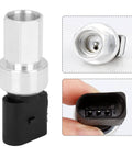 AC Pressure Sensor Switch Plug-And-Play 1J0959126 1K0959126A Fits VW Jetta Beetle Audi A3 Q3 Q7 shown in detailed close-up
