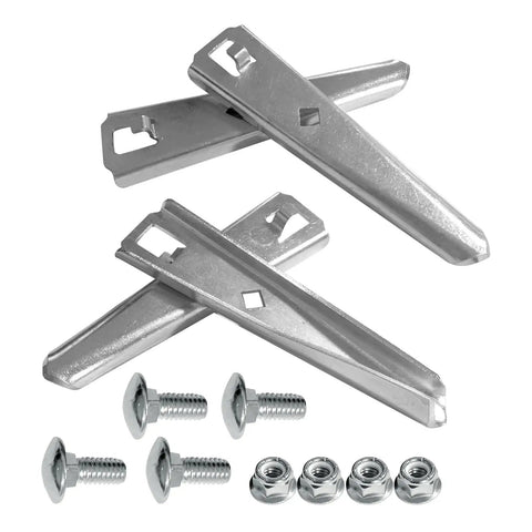 Beefy Plug Aerator Knife Replacement Kit For 40 To 52 Inch Tow Behind Lawn Aerators, Includes Four Replacement Knives And Bolts