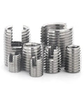 Real Talk Self Tapping Threaded Inserts Kit M2 M2.5 M3 M4 M5 M6 M8 M10 M12 Stainless Steel for Strengthening Threads in Plastic Aluminum and Copper The Go To Fix for Quick DIY Repairs, stainless steel inserts