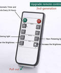 Remote for White Flameless Candles Set Of 2 2.2x5 Inch LED Pillar Candles With Remote, Timer, Battery Operated, Dimmable, Flicker Vibe.