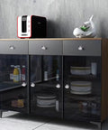 Cabinet with 4 Pack Self Adhesive Stainless Steel Drawer Knobs Brushed Silver Cabinet Handles