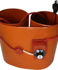 Large Silicone Drum Heater For 55 Gallon Drums 1500W At 110 120V 68.5 Inch Long 0.06 Inch Thick Adjustable Thermostat From 30C To 150C