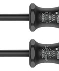 Pro Grade Actuation Tools Set For Terminal Blocks With Spring Cages, Curved Tip Design To Reach Tight Contacts, 2 piece tool kit