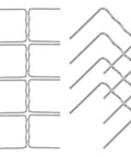 Super Quick Fix For Bumper Wreckage With 100 Pc Silver Steel Hot Stapler Plastic Repair Welding Rods Tool Kit shows silver welding rods.
