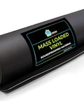 Heavy Duty Mass Loaded Vinyl Sound Barrier One Pound Per Square Foot roll, 1/8 inch thick, soundproofing insulation material.