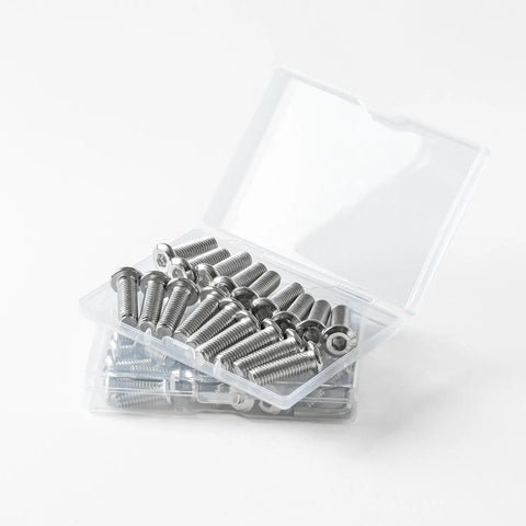 Box of M5 X 25mm Flat Head Hex Socket Cap Screws Bolts 20 Pack 304 Stainless Steel 18 8 Bright Finish Hex Drive Fully Threaded For Home Shop Office Projects Today