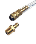 Brass adapters for Seastar Hydraulic Steering Filler Kit with Swivel for Boaters Bleed Kit for Outboard Power Steering