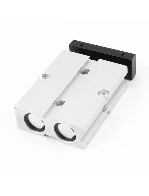 TN16x20 Double Rod Beefy Pneumatic Air Cylinder Aluminum Alloy Double Acting Actuator 16mm Bore 20mm Stroke