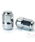 Solid Acorn Ball Base Lug Nuts Compatible With Honda Accord And Crv Plus Acura M12x1.50 Thread 35mm Hex Size 19mm For Reliable Rims Security, chrome acorn lug nuts