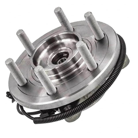Front Wheel Bearing Hub Assembly Set For 2015 2016 2017 Ford F150 RWD With ABS 6 Lug 2WD Includes Front Left And Front Right Hubs Premium Aftermarket Replacement With 4 Bolt Flange For OE Style Fit And Long Lasting Performance