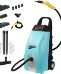 Tritious 3000W High Pressure Steam Cleaner And Handheld Steamer For Cleaning Grout Tile Hardwood Floor Carpet Auto Car With Instant Heat and accessories.