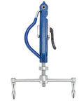 Heavy Duty Steel Strap Bander Kit With Adjustable Knob And Ergonomic Rubber Handle For Stainless Metal Banding Tool Ideal For Boat Industry And Industrial Securing Jobs Done Right, blue steel bander