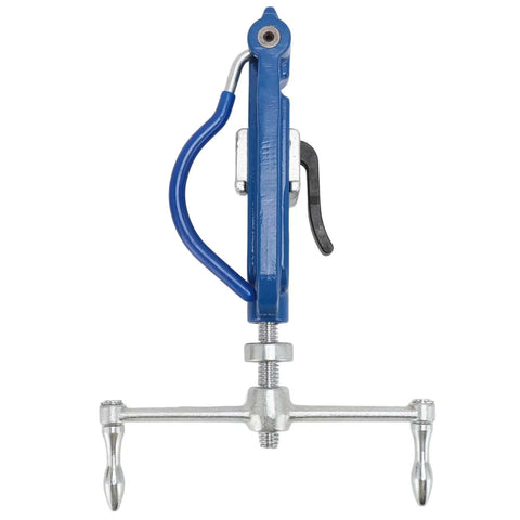 Heavy Duty Steel Strap Bander Kit With Adjustable Knob And Ergonomic Rubber Handle For Stainless Metal Banding Tool Ideal For Boat Industry And Industrial Securing Jobs Done Right, blue steel bander