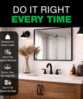 Bathroom sink with decor, image highlighting features of Alligator AF8 Flanged Wall Anchors for heavy duty wall mounting.