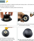 Troubleshooting steps for No Sweat Matte Black Bathtub Drain Kit showing push button and brass post adjustments.