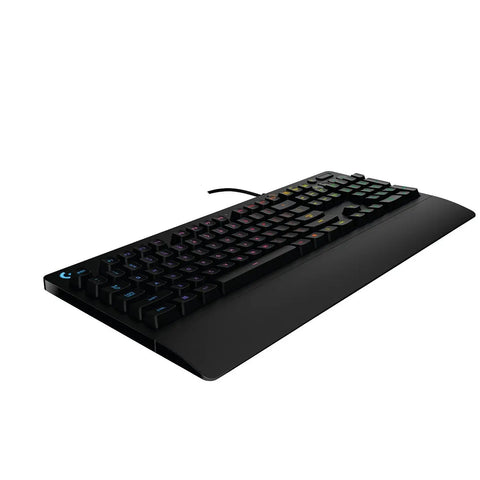Full Size Pc Gaming Keyboard Delivering Sick Rgb Backlighting And Fully Programmable Macros For Casual To Pro Players, side view.